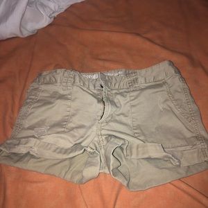 Khaki short shorts